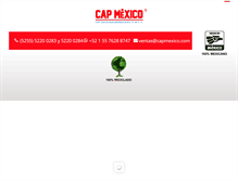 Tablet Screenshot of capmexico.com